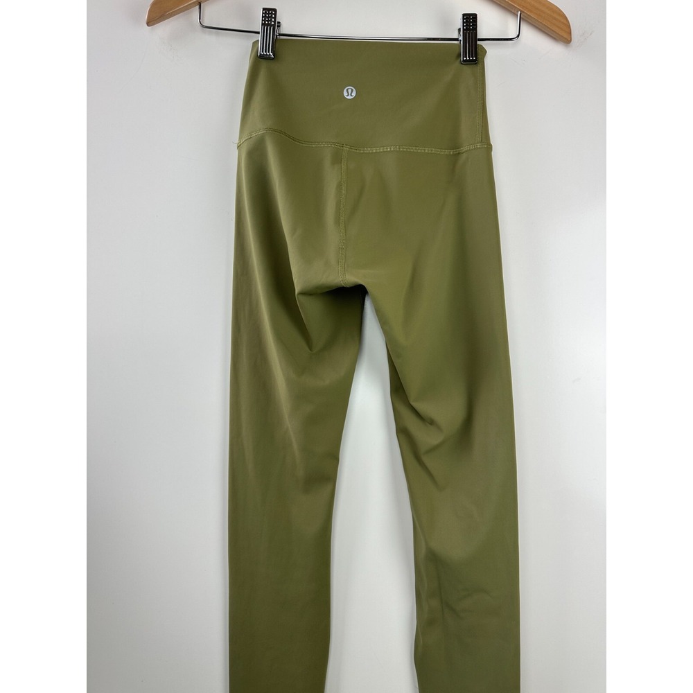 Lululemon Wunder Under High Rise Tight Full on Luxtreme Bronze Green Size 2 - Picture 7 of 9